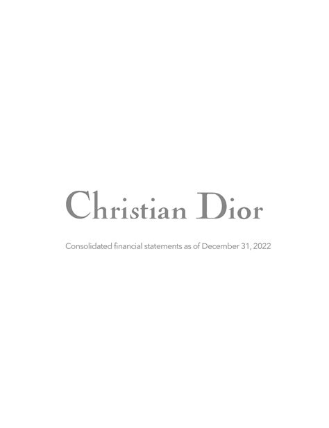 christian dior income statement|christian dior finance 2022.